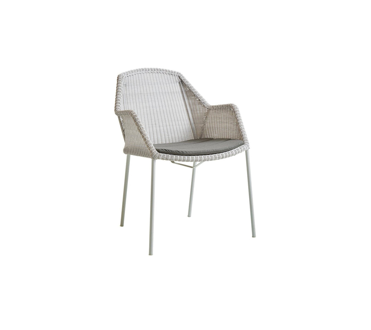 Cane-line Breeze Fauteuil repas empilable, coussins en sus (5464)