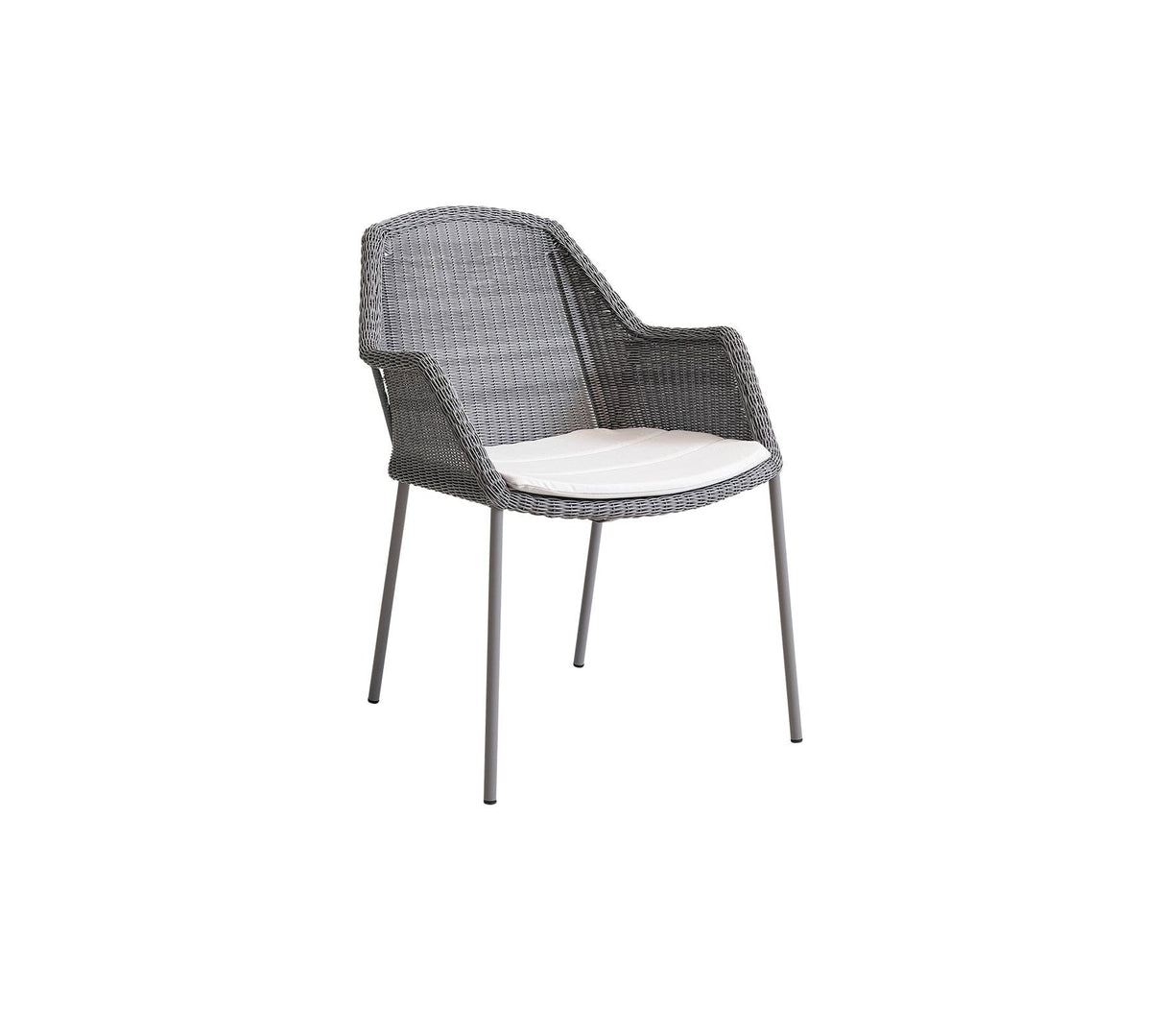 Cane-line Breeze Fauteuil repas empilable, coussins en sus (5464)