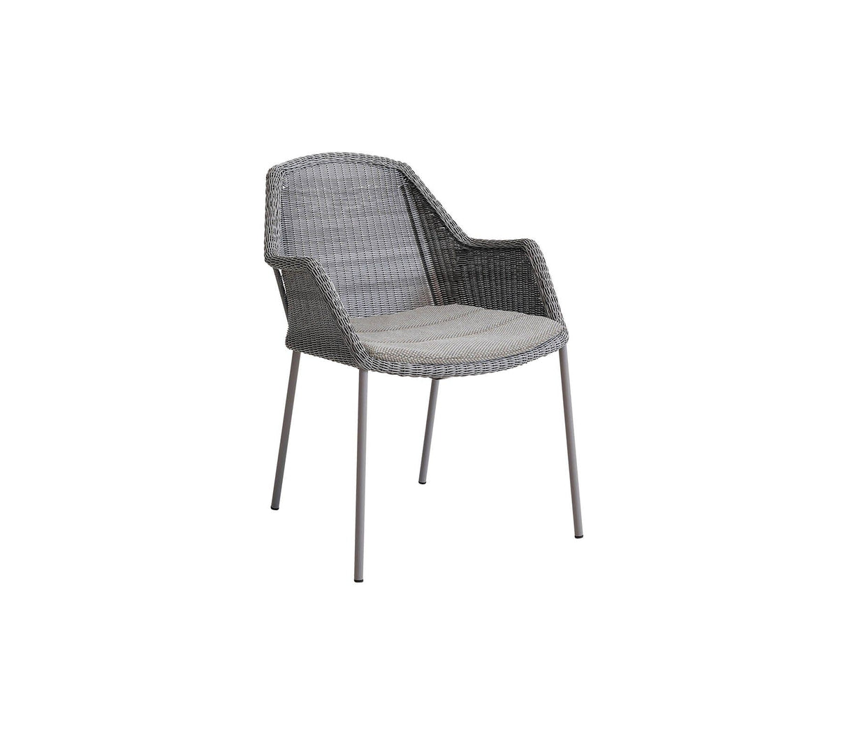 Cane-line Breeze Fauteuil repas empilable, coussins en sus (5464)