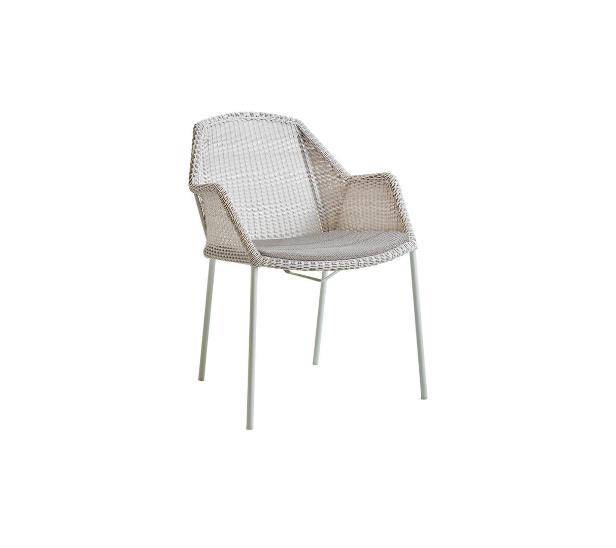 Cane-line Breeze Fauteuil repas empilable, coussins en sus (5464)