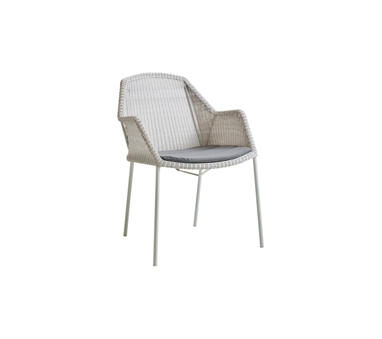Cane-line Breeze Fauteuil repas empilable, coussins en sus (5464)
