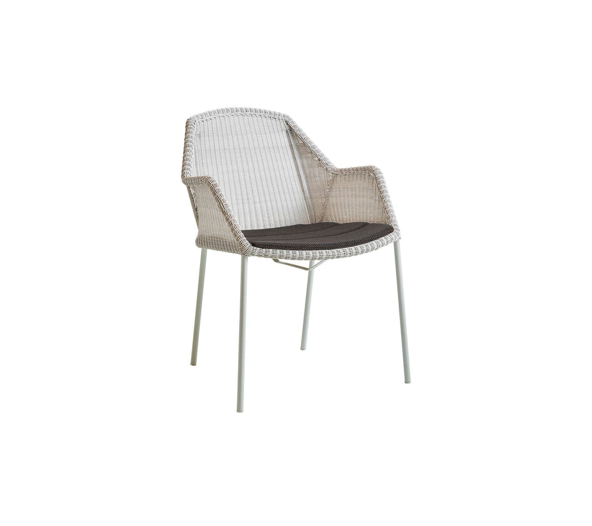 Cane-line Breeze Fauteuil repas empilable, coussins en sus (5464)