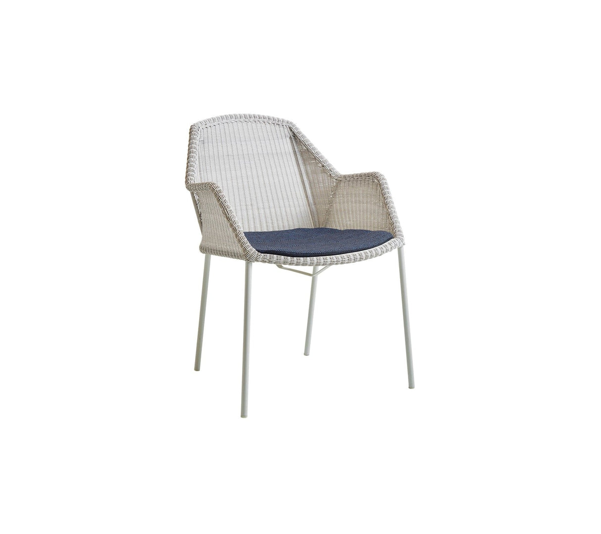 Cane-line Breeze Fauteuil repas empilable, coussins en sus (5464)