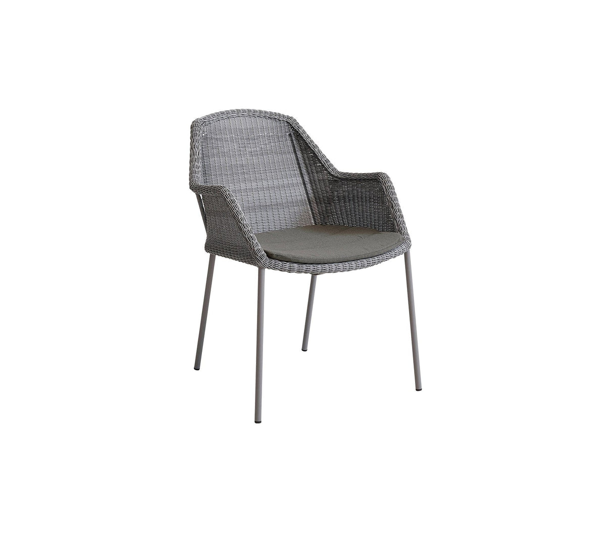 Cane-line Breeze Fauteuil repas empilable, coussins en sus (5464)