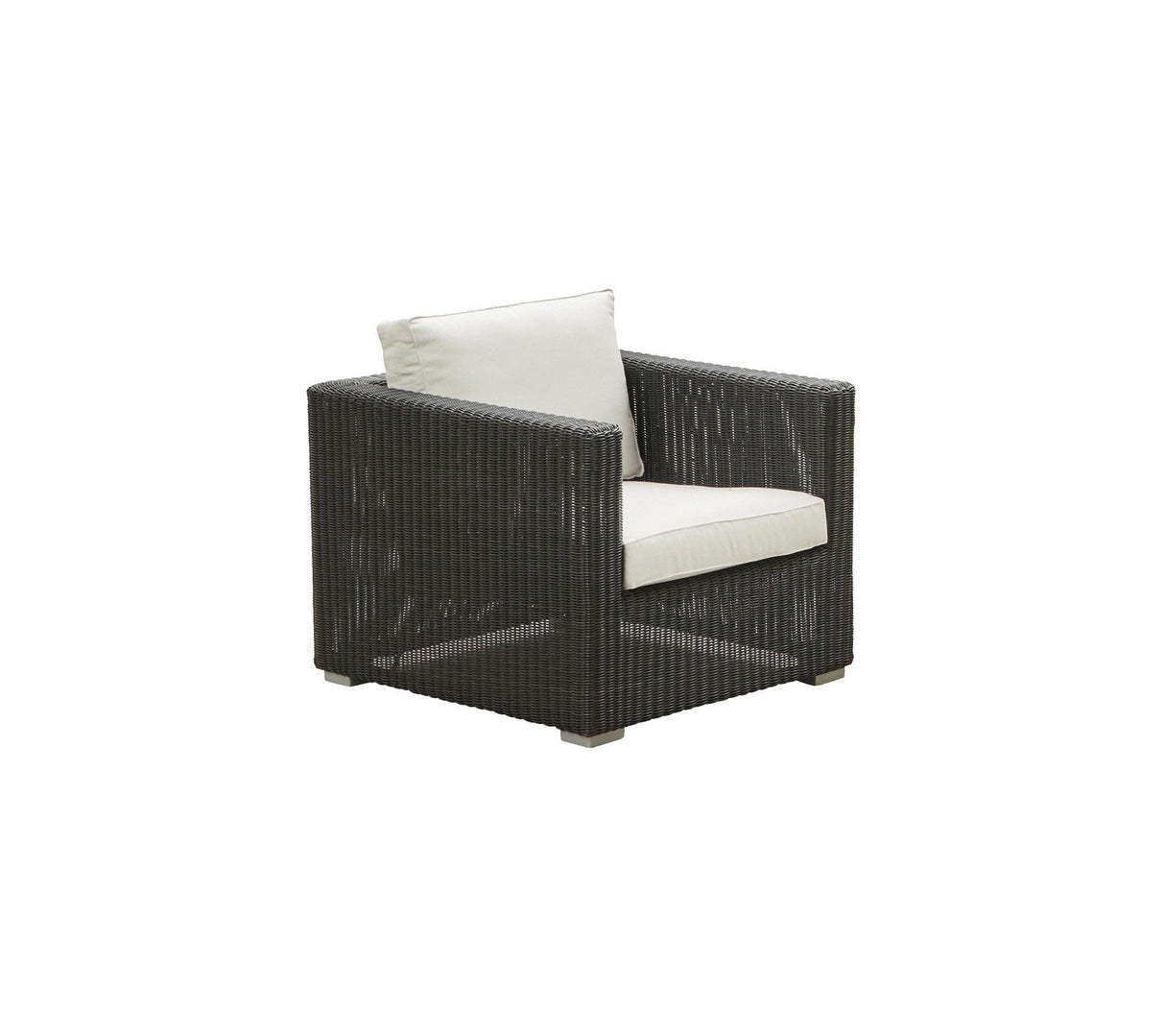 Cane-line Chester Fauteuil Club Lounge cousins en sus (5490) Graphite (Résine tressée, Cane-line Weave)