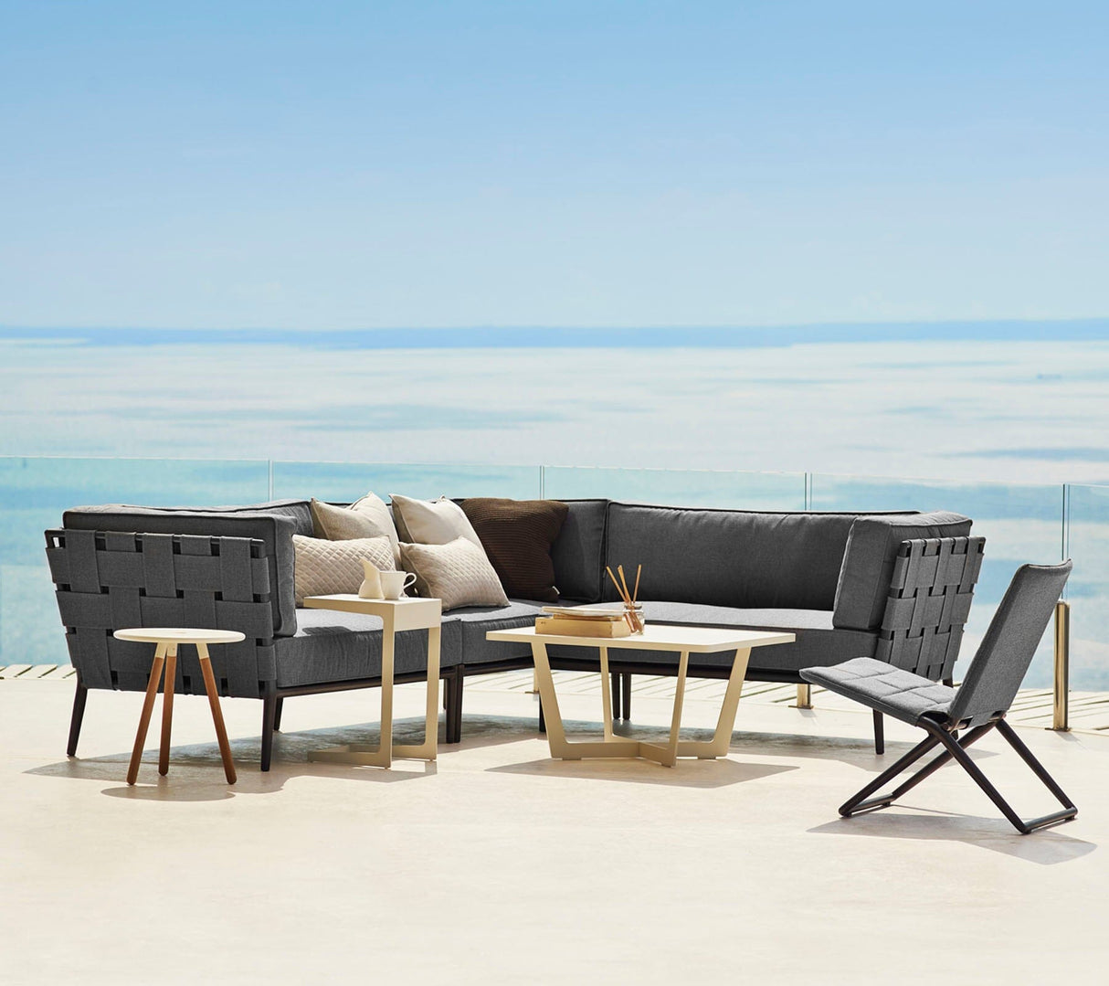 Cane-line Conic Canapé 2 places Module Gauche, coussins inclus (8533)