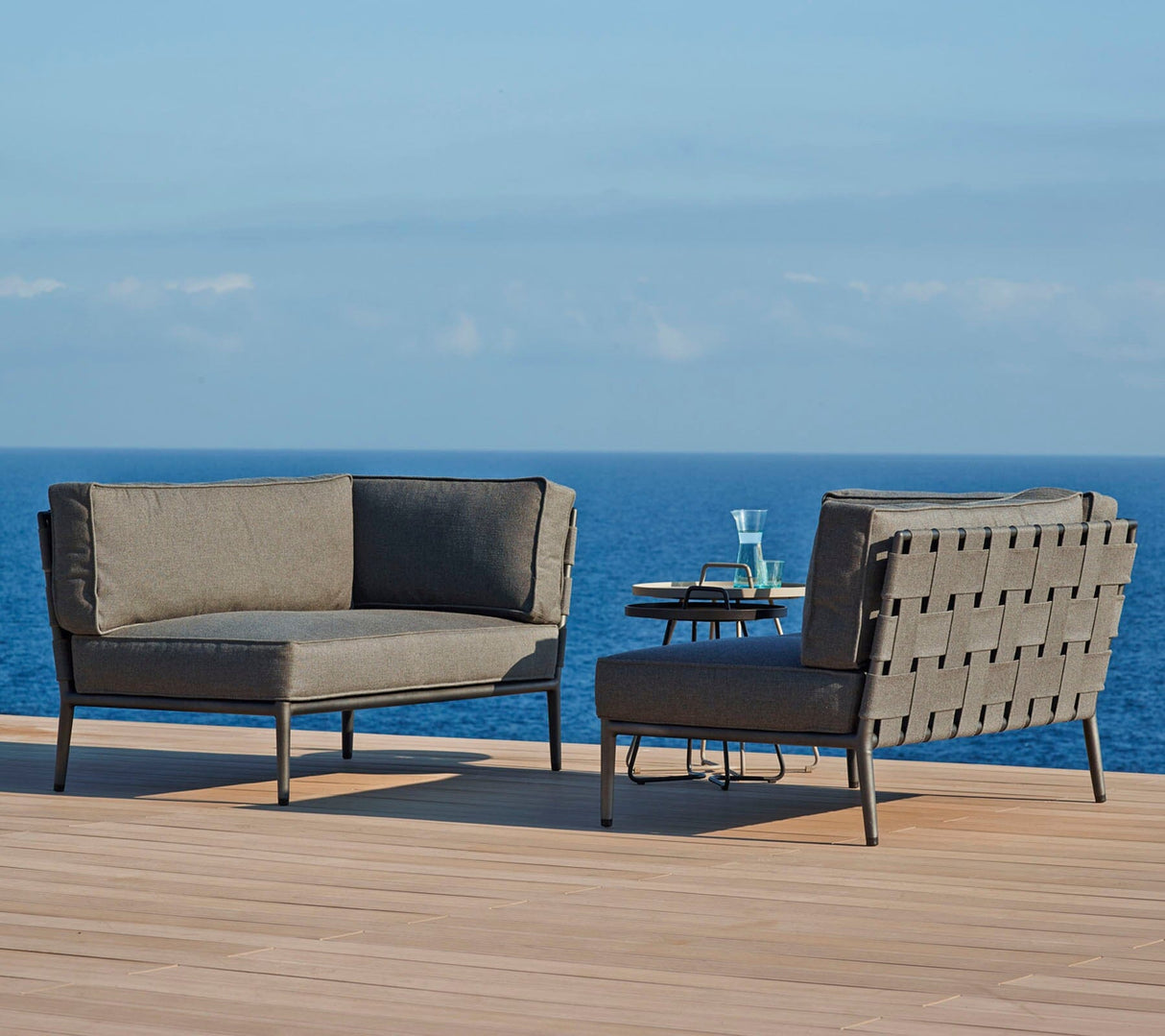 Cane-line Conic Canapé 2 places Module Gauche, coussins inclus (8533)