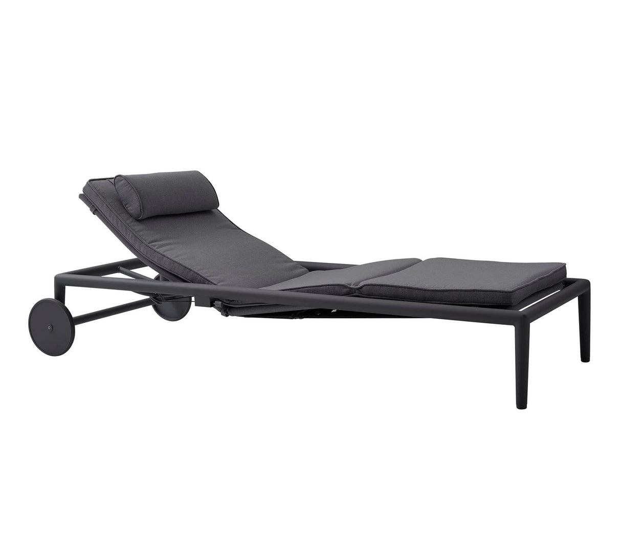 Cane-line Conic Chaise longue avec réglage par piston (8536) Grey