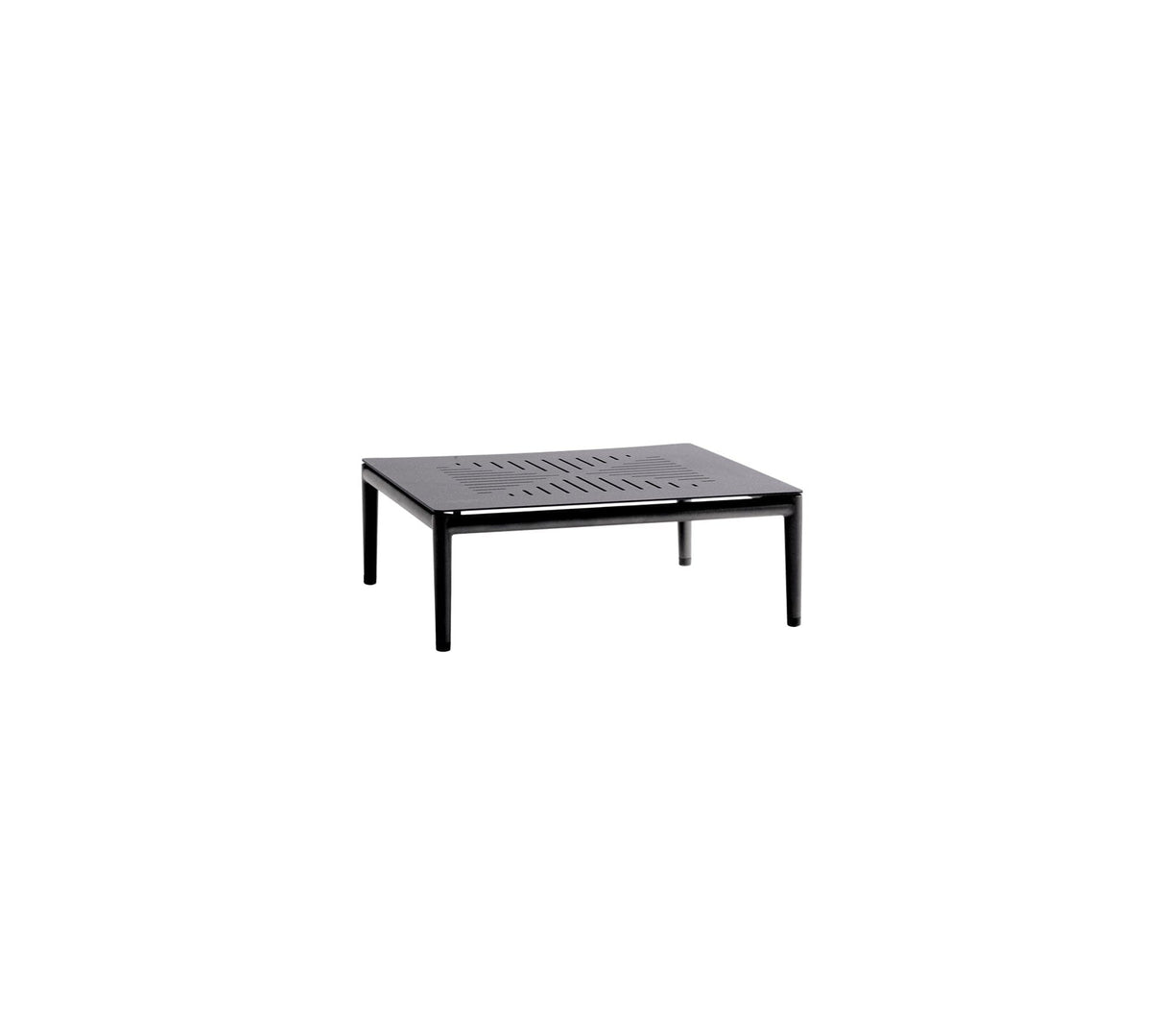 Cane-line Conic Coffee Table 75x75cm (5038) Lava grey (Aluminium)