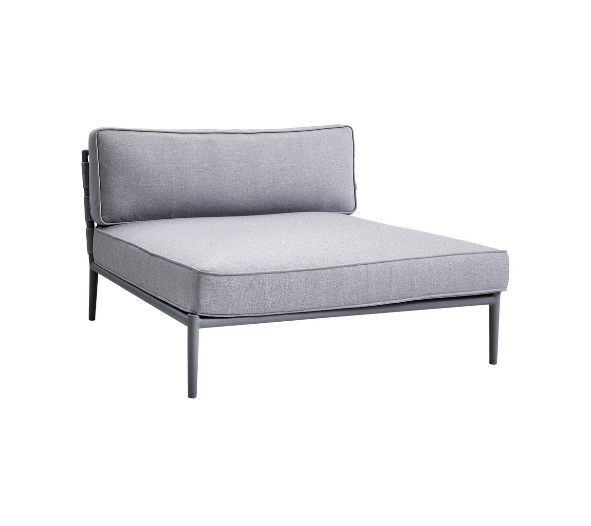 Cane-line Conic Daybed Module, coussins inclus (8538) Light grey