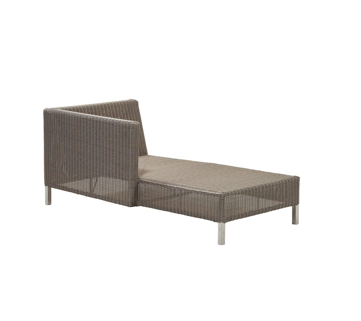 Cane-line Connect Chaise longue bergère Module sofa Droite, cousins en sus (5596)
