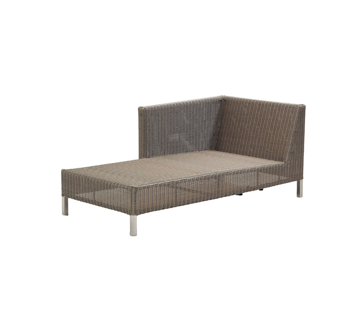 Cane-line Connect Chaise longue bergère Module sofa Droite, cousins en sus (5596)