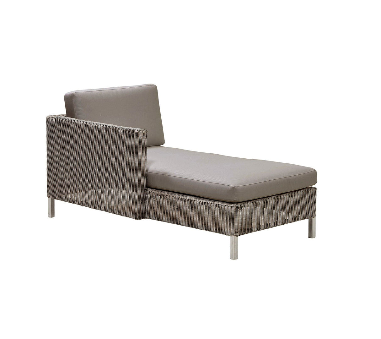 Cane-line Connect Chaise longue bergère Module sofa Droite, cousins en sus (5596)