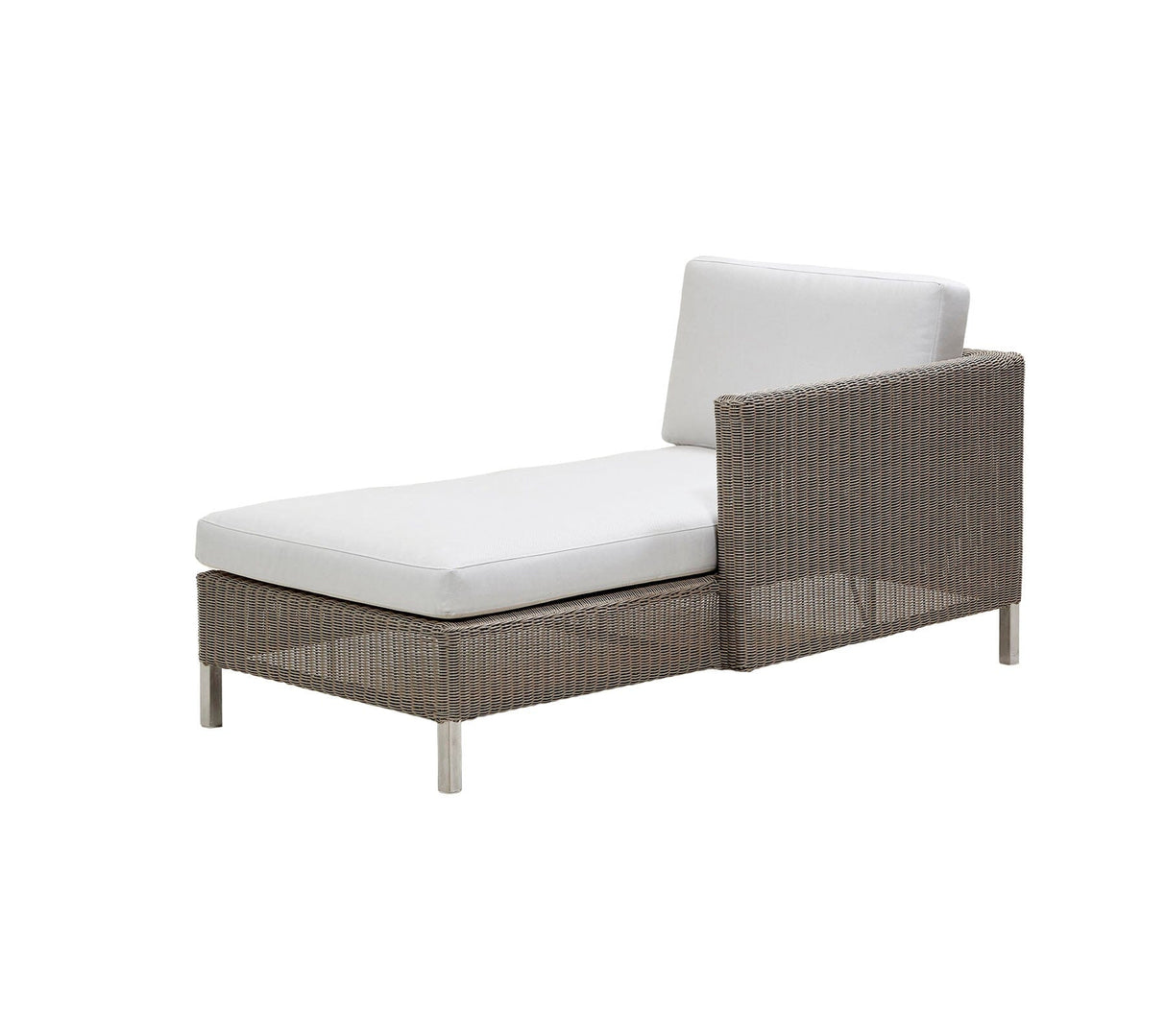 Cane-line Connect Chaise longue bergère Module sofa Gauche, cousins en sus (5597)