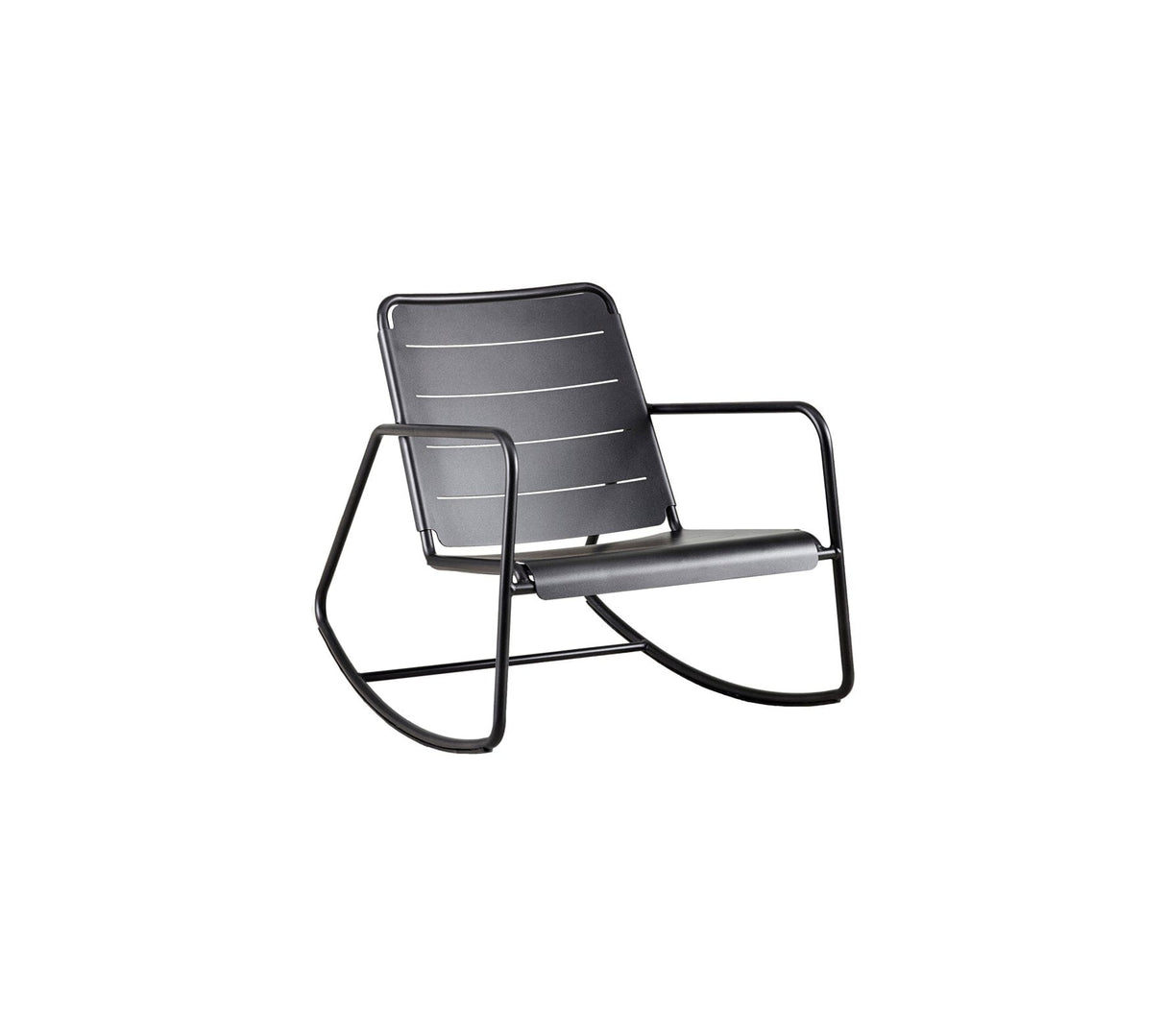 Cane-line Copenhagen Rocking chair (11428) Lava grey (Aluminium)