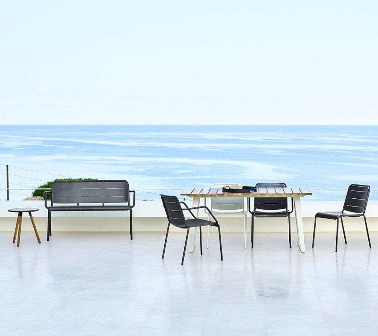 Cane-line Copenhagen Table repas avec rallonge 160-243x84cm (11030)