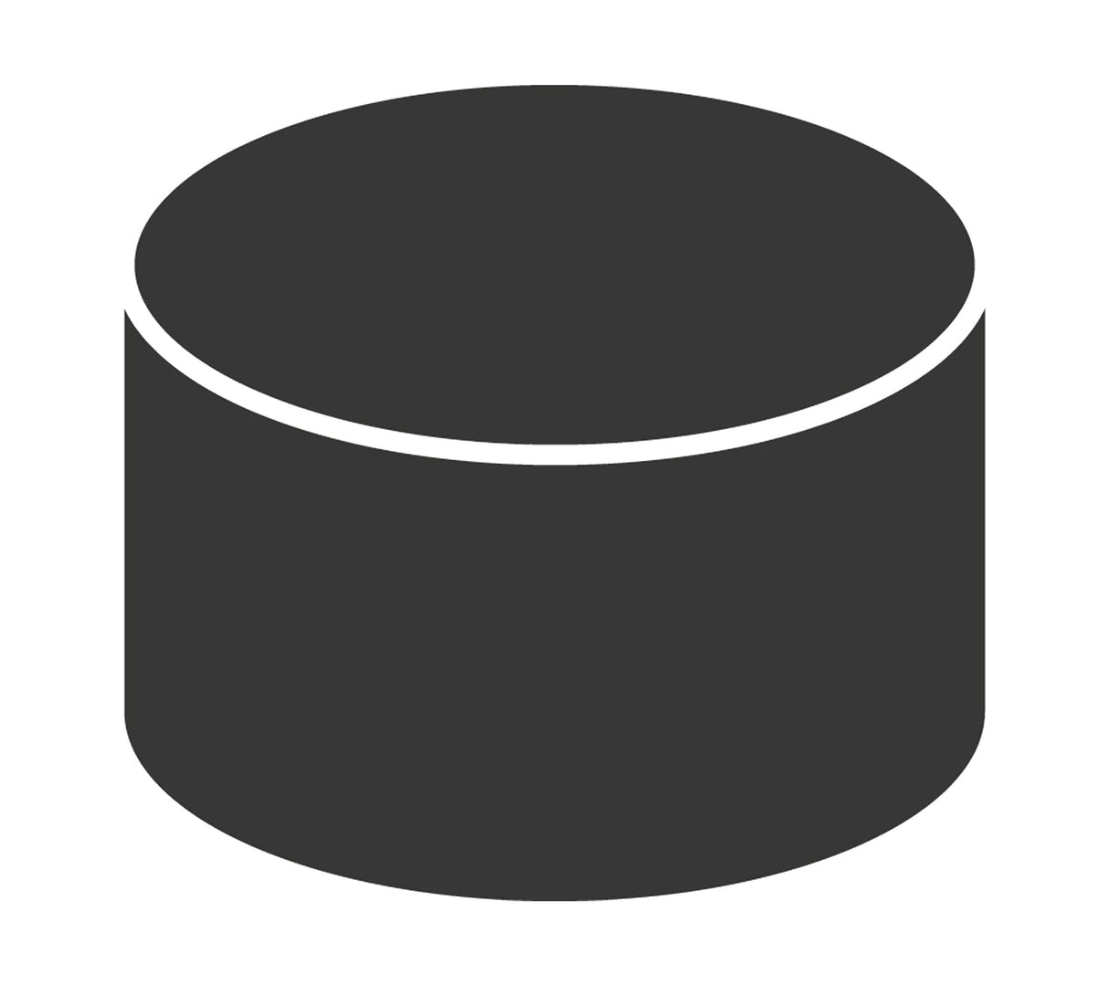 Cane-line Cover 4: Housse pour Tables repas rondes max. Ø 190cm (5606S) Black (noir)