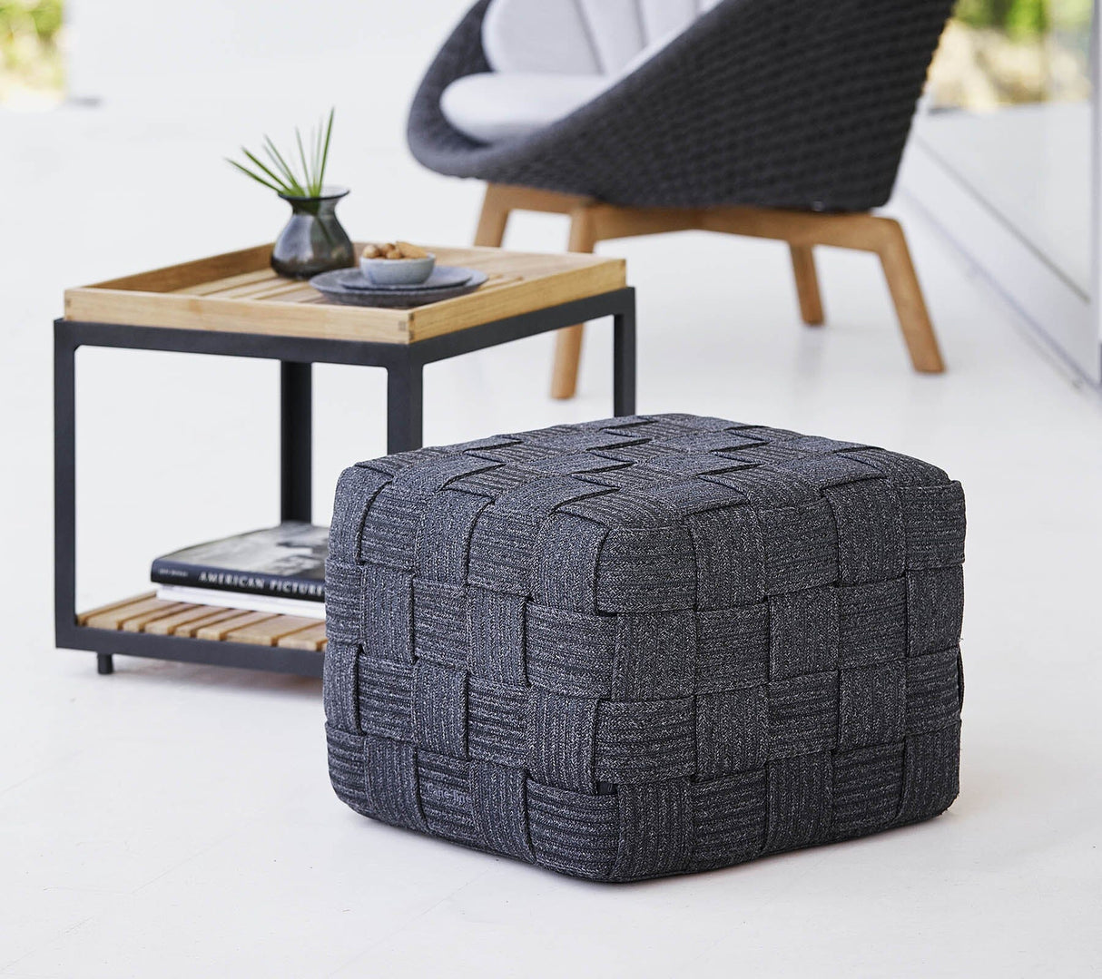 Cane-line Cube Pouf carré (8340R)