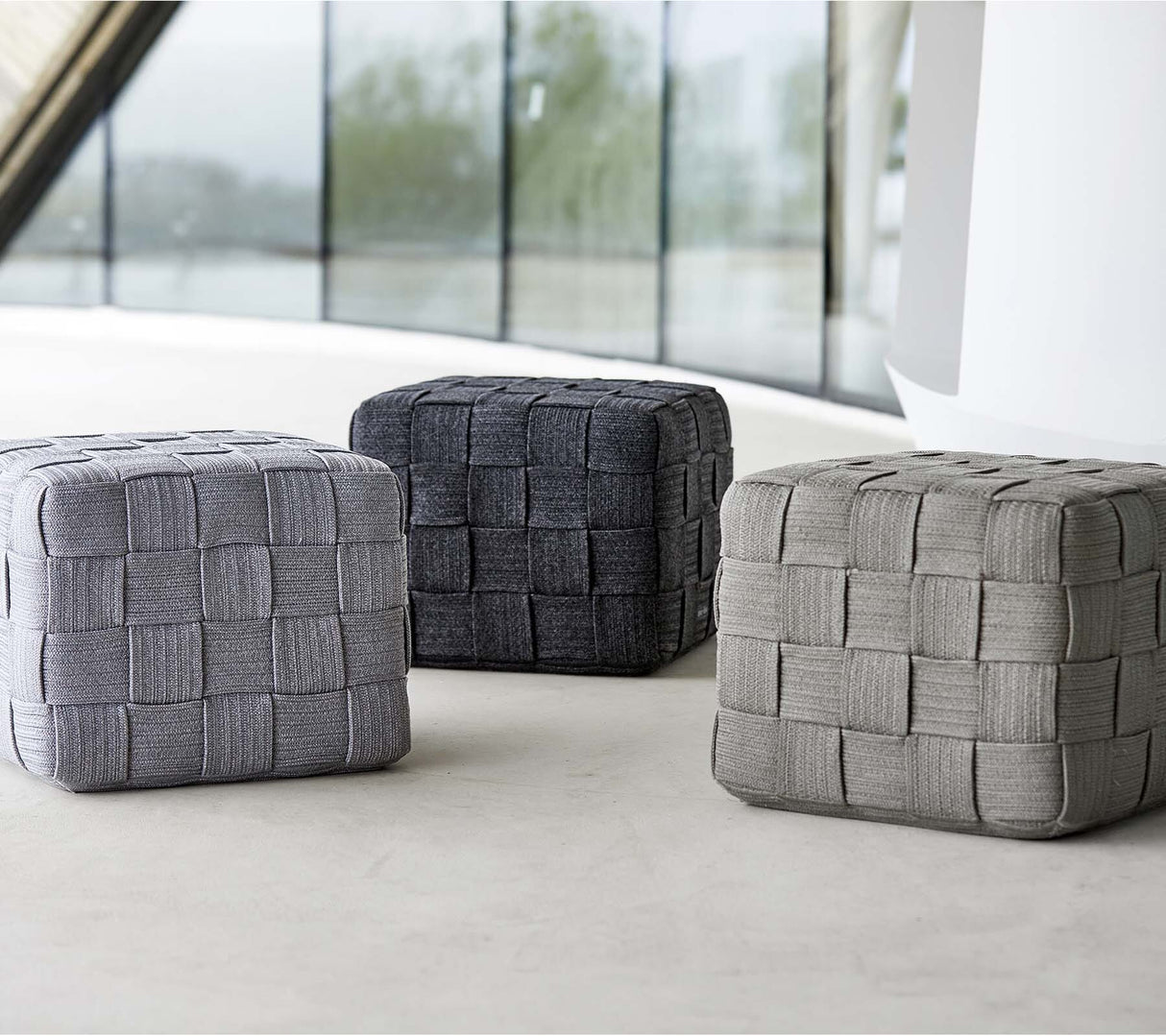 Cane-line Cube Pouf carré (8340R)