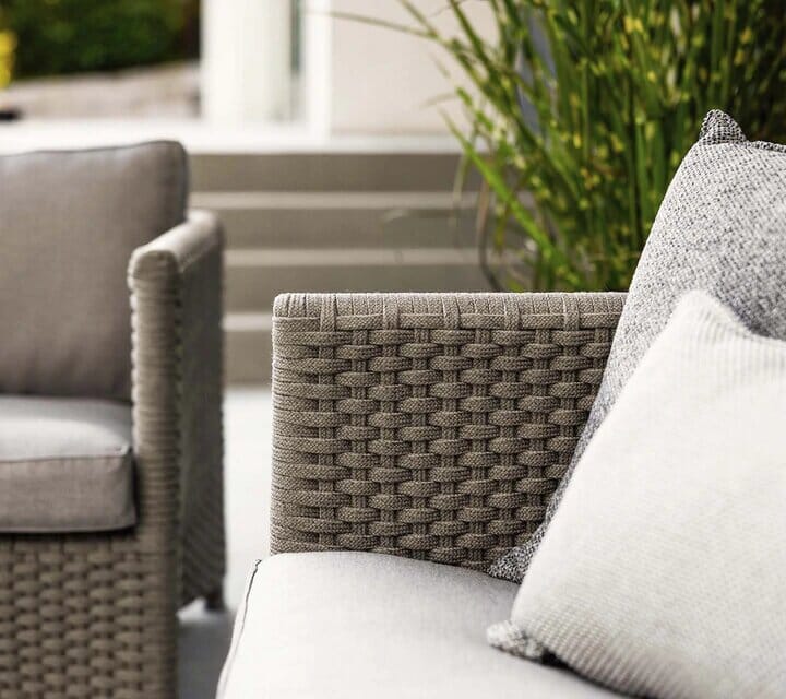 Cane-line Diamond Soft Rope Fauteuil Club Lounge, coussins inclus (8402)