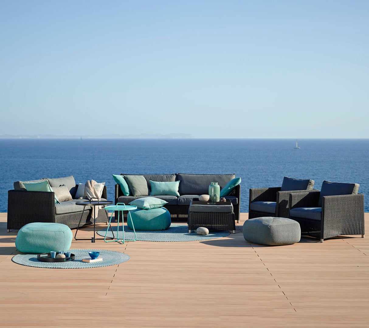 Cane-line Divine Pouf tricot (8320Y)