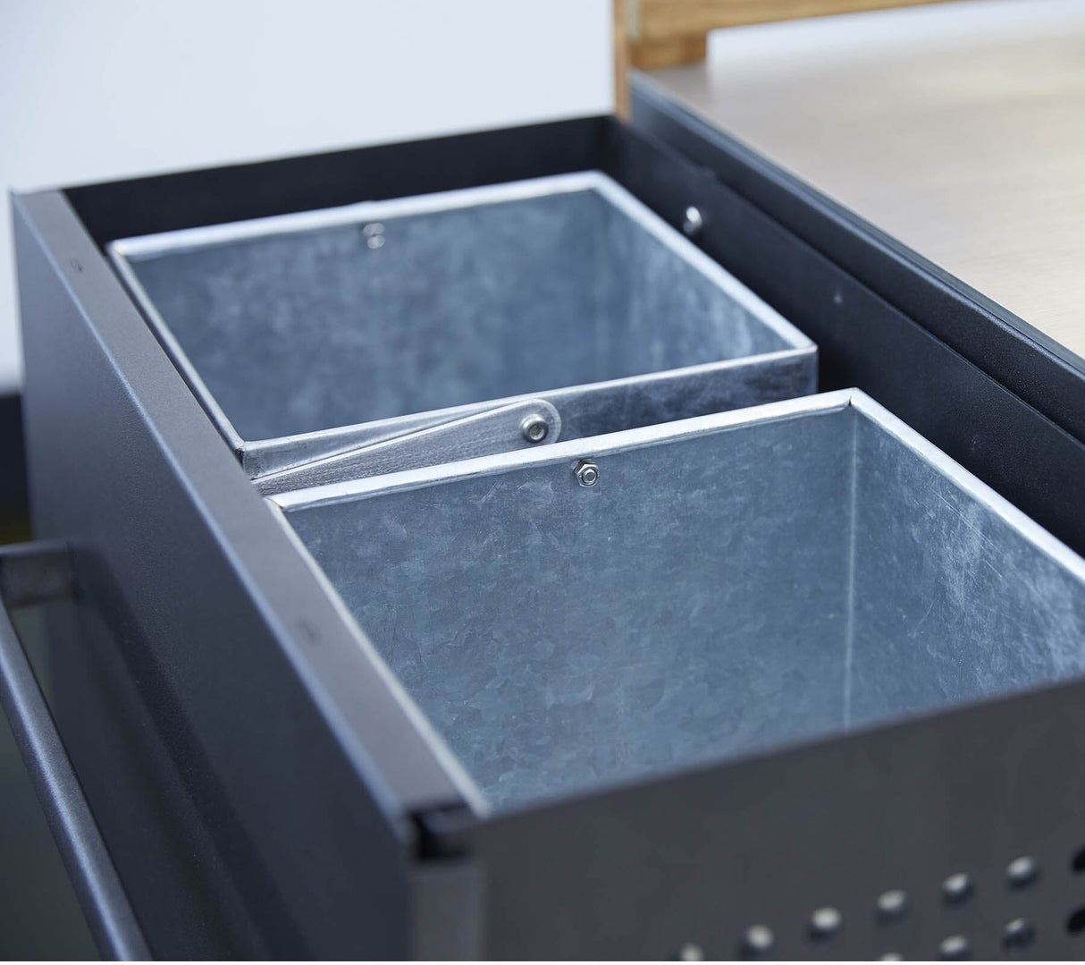 Cane-line Drop Kitchen Cuisine grand Module avec 3 armoires 200cm (3550)