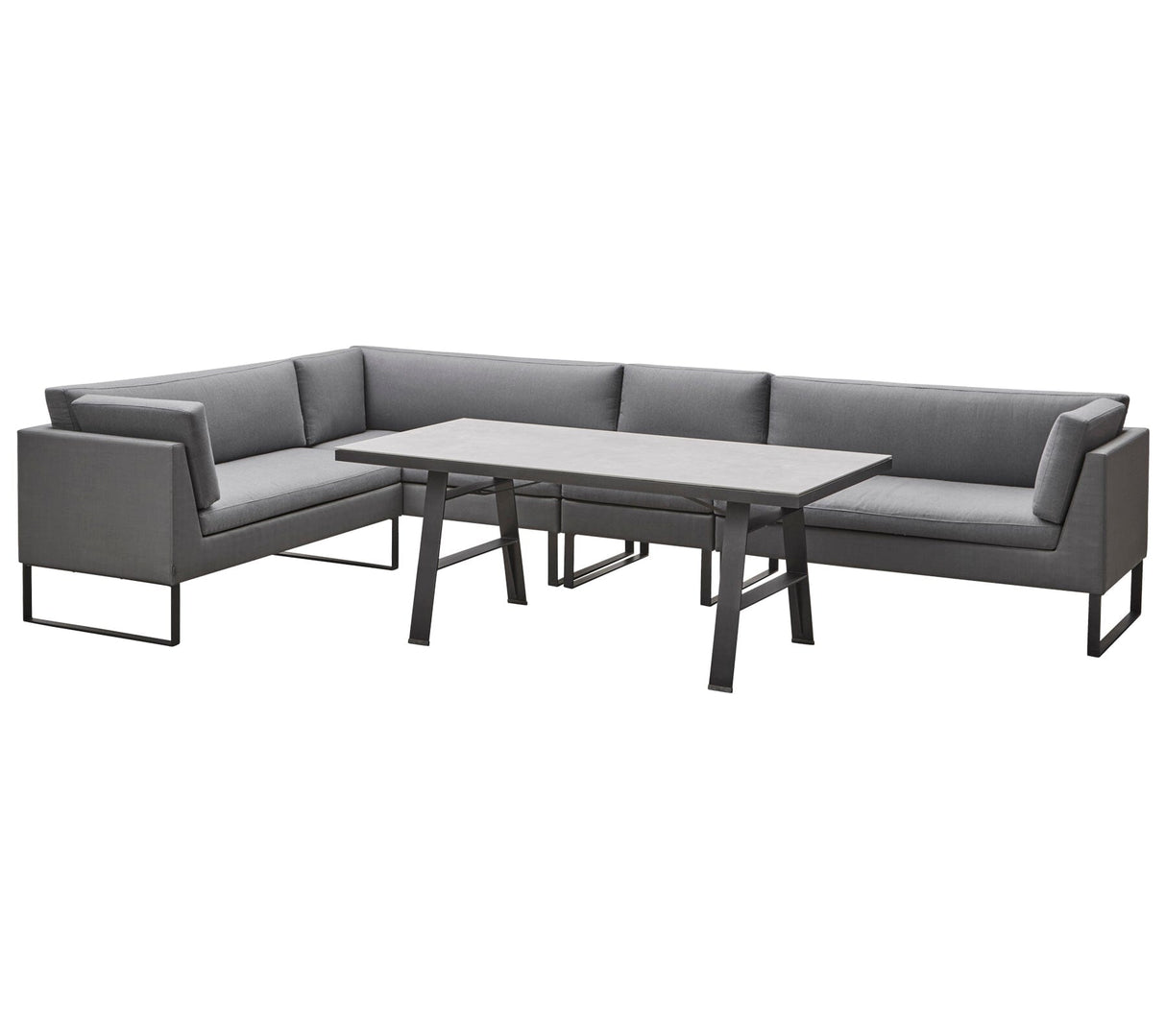 Cane-line Flex Canapé 2 places Module Droite, cousins inclus (8564)