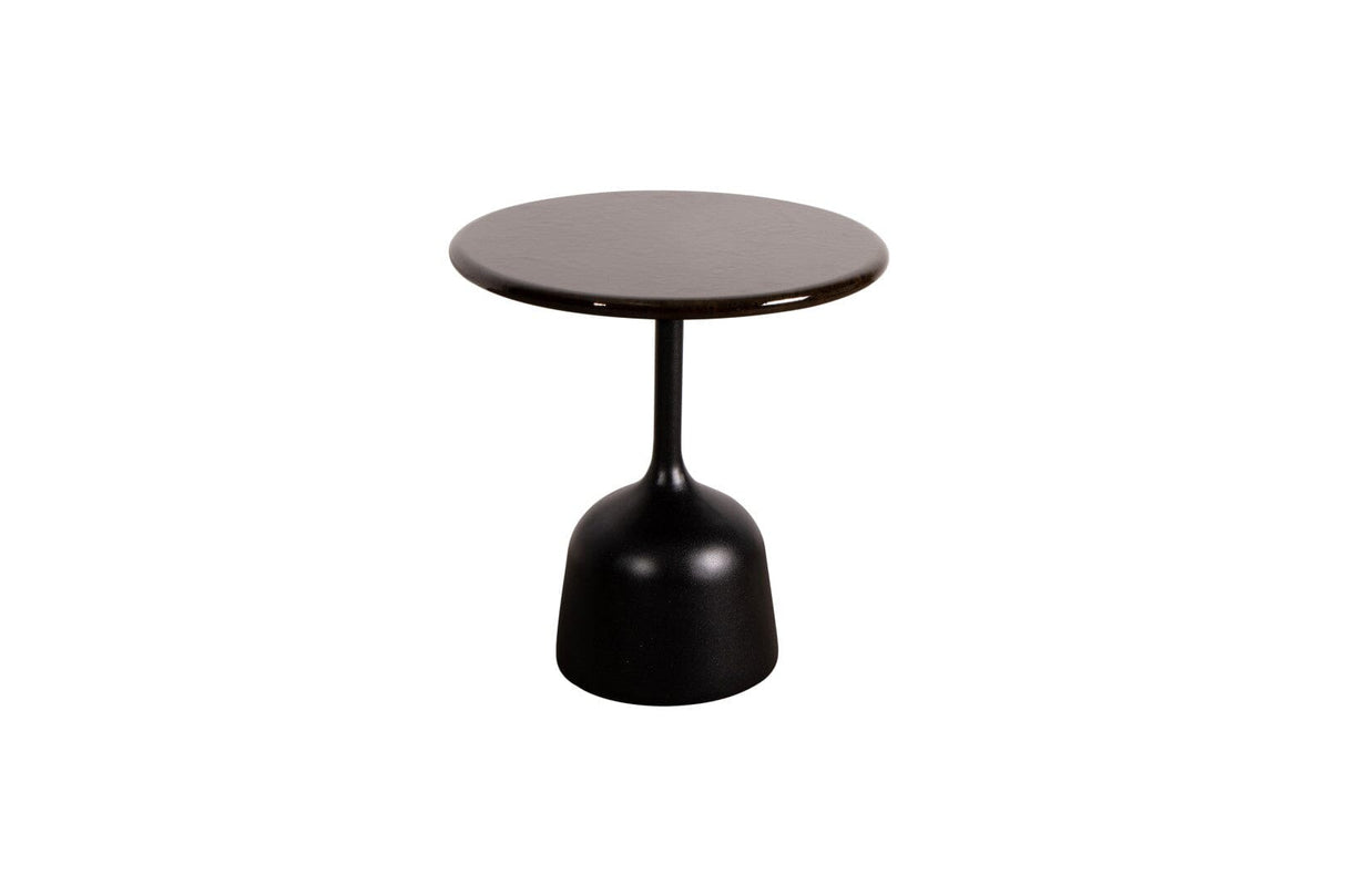 Cane-line Glaze Structure de table Ø45cm, plateau en sus (50010) Lava Grey (Aluminium)