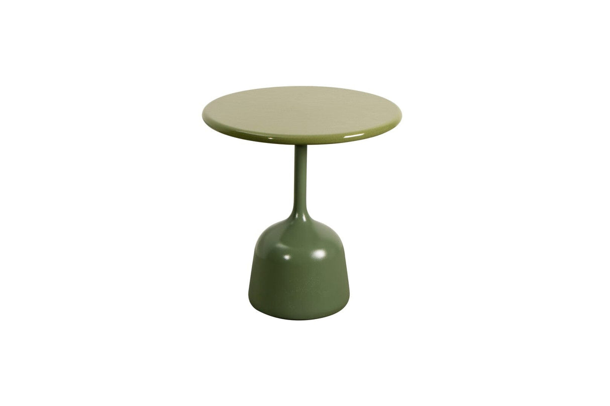 Cane-line Glaze Structure de table Ø45cm, plateau en sus (50010) Olive Green (Aluminium)