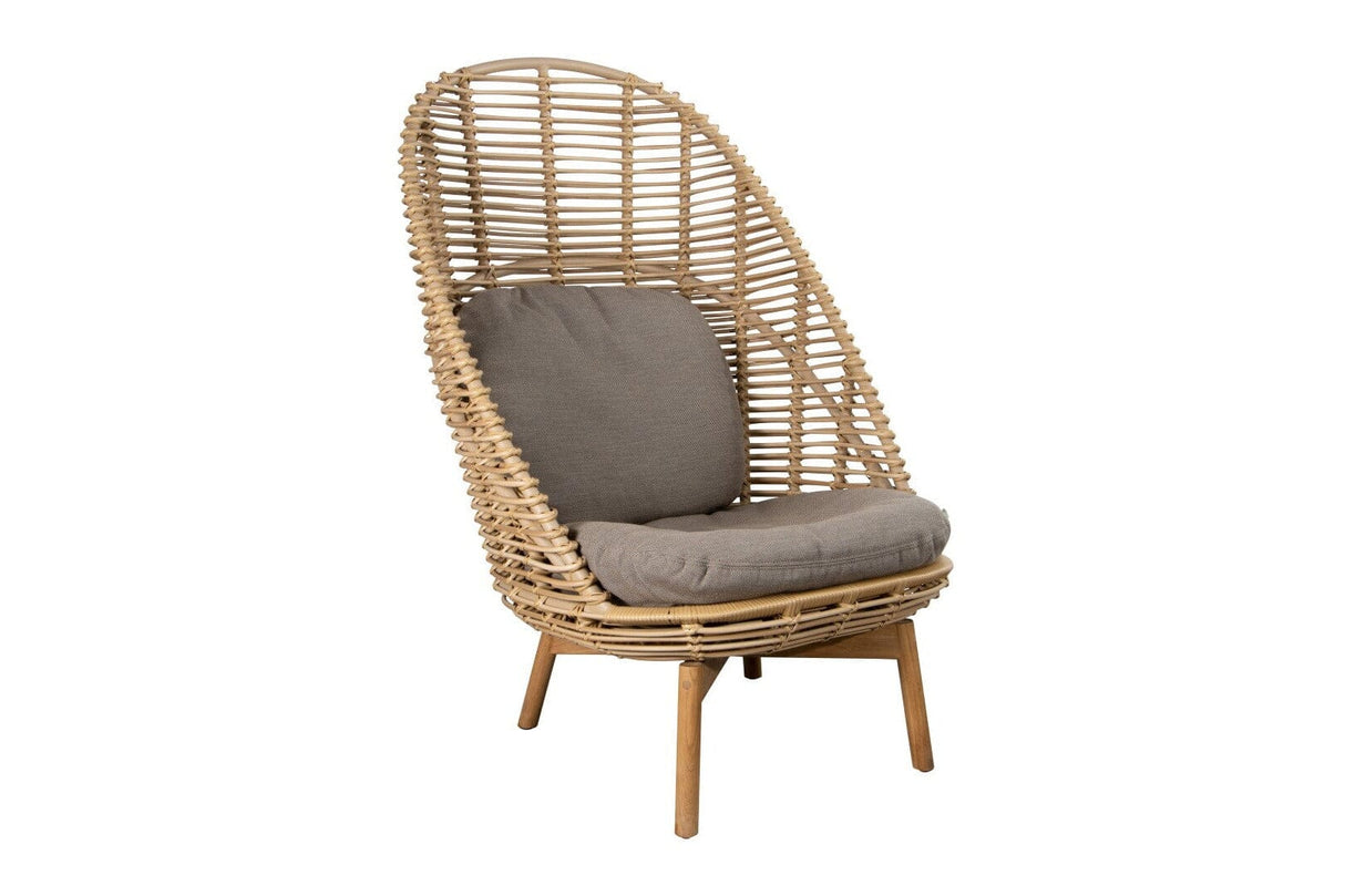 Cane-line Hive Fauteuil haut dossier, coussins en sus (54702)