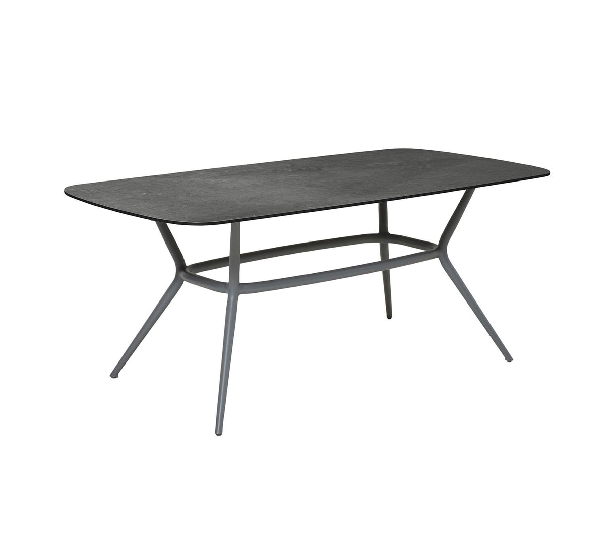 Cane-line Joy Dining Piètement pour Table ovale 180x90cm, plateau en sus (50204) Light grey (Aluminium)