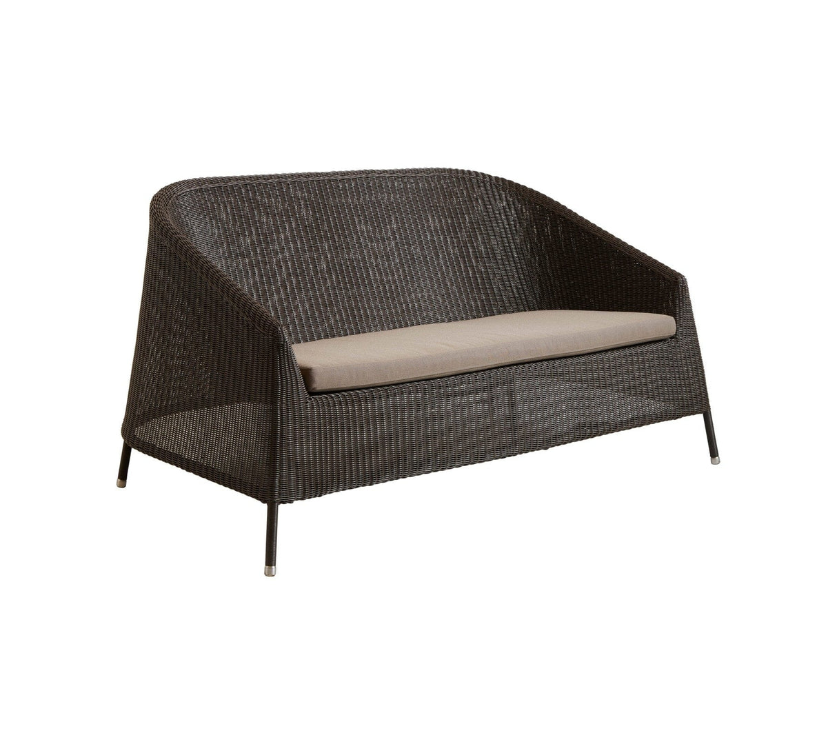 Cane-line Kingston Canapé 2 places empilable, coussin en sus (5550)