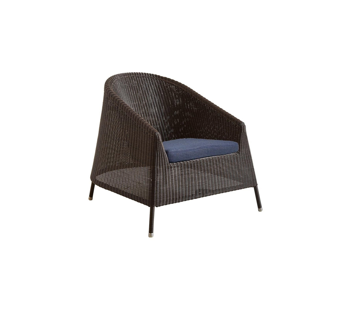 Cane-line Kingston Fauteuil Club Lounge empilable, coussin en sus (5450)