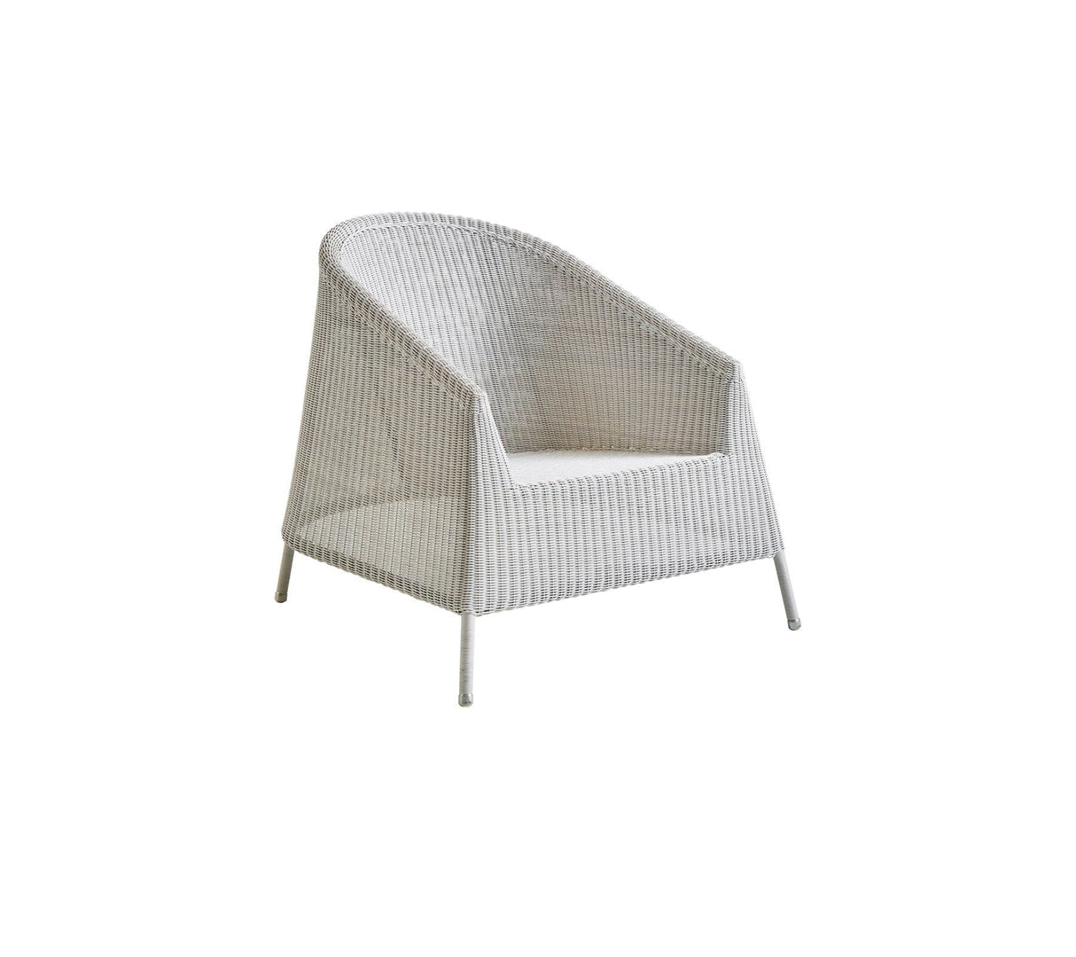 Cane-line Kingston Fauteuil Club Lounge empilable, coussin en sus (5450)