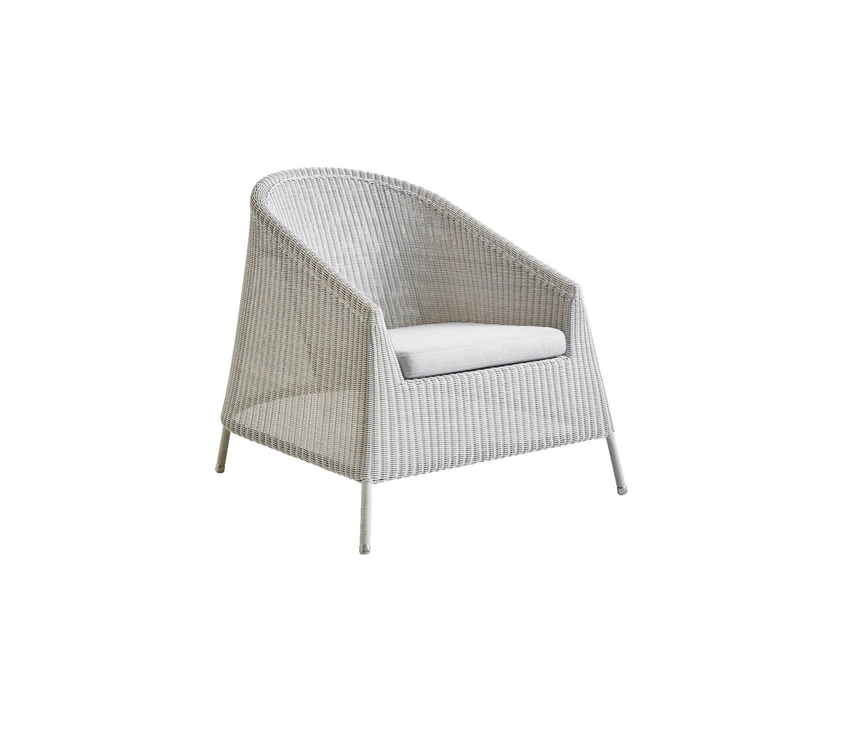 Cane-line Kingston Fauteuil Club Lounge empilable, coussin en sus (5450)