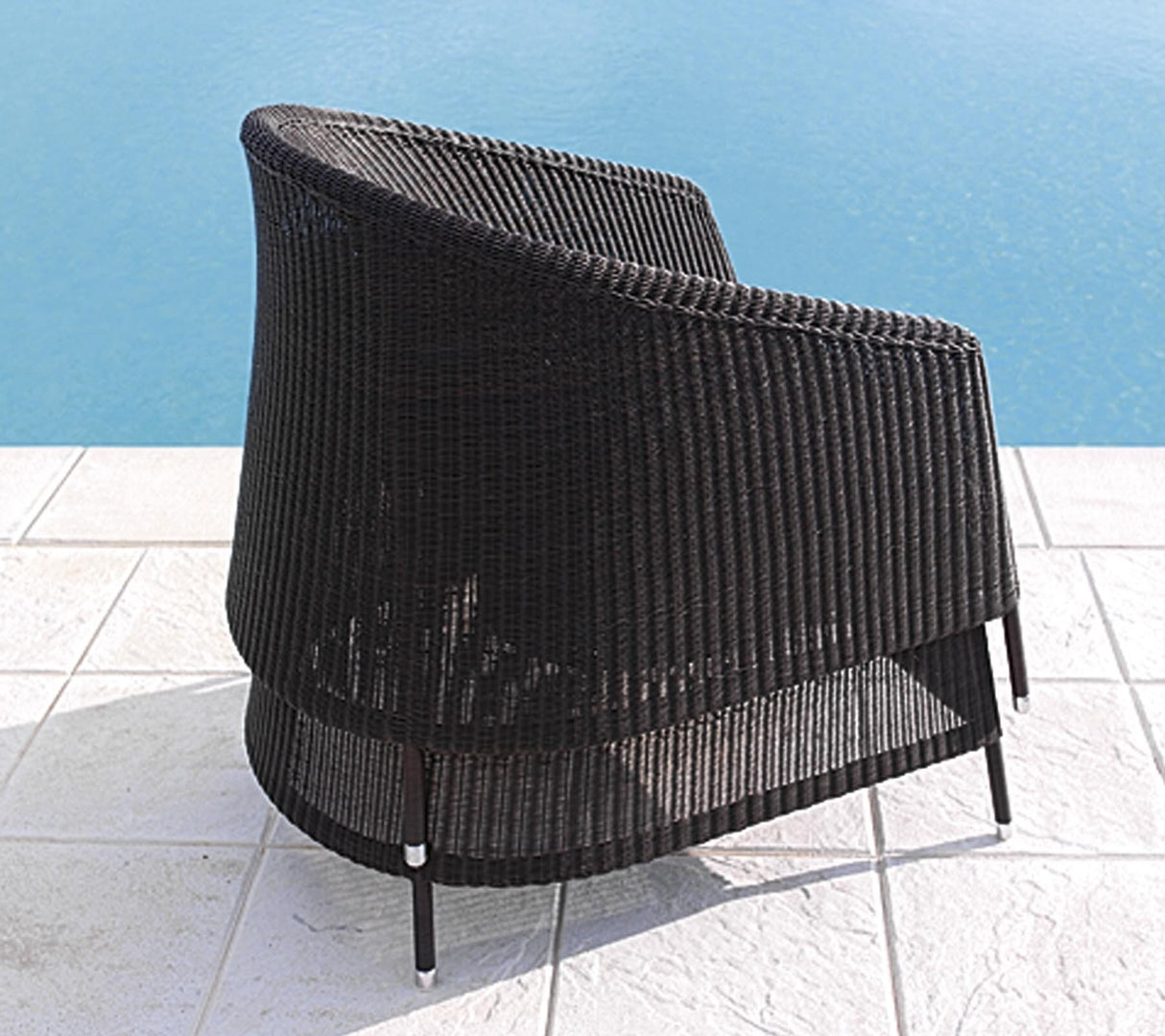 Cane-line Kingston Fauteuil Club Lounge empilable, coussin en sus (5450)