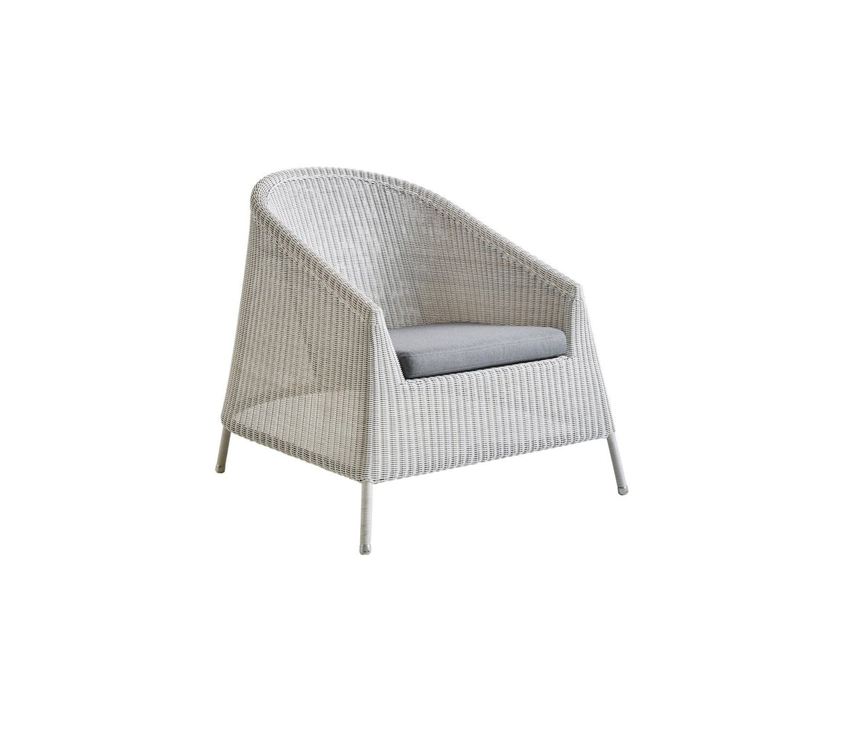 Cane-line Kingston Fauteuil Club Lounge empilable, coussin en sus (5450)