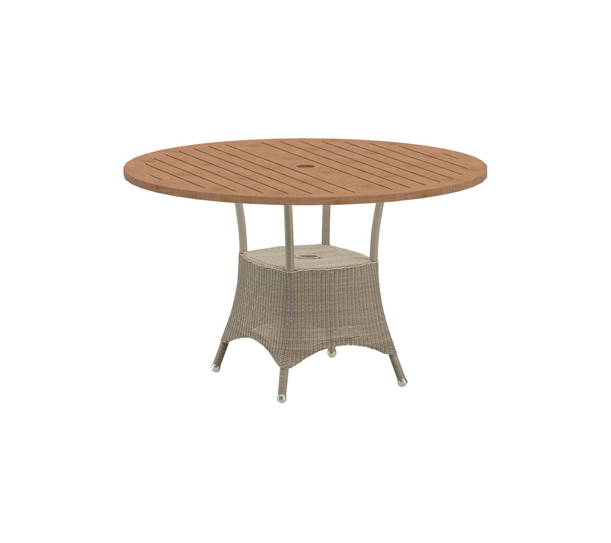 Cane-line Lansing Dining Piètement pour Table repas Small Ø 120cm (5098), Plateau en sus