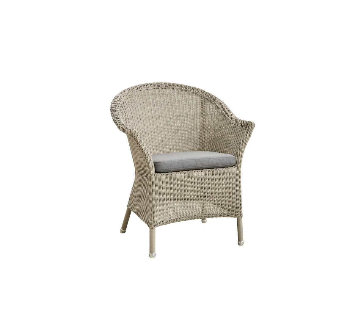 Cane-line Lansing Fauteuil repas (5456), coussin en sus