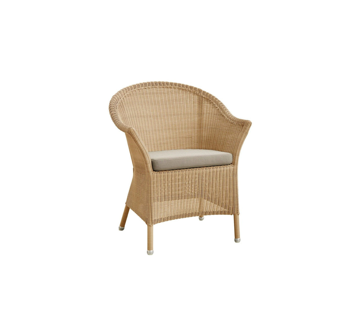 Cane-line Lansing Fauteuil repas (5456), coussin en sus