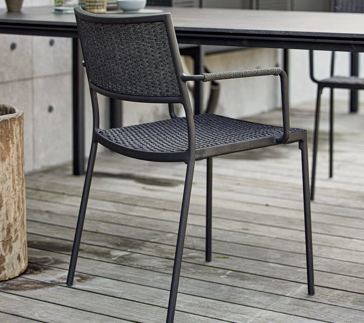 Cane-line Less Soft rope Fauteuil repas empilable (11430)