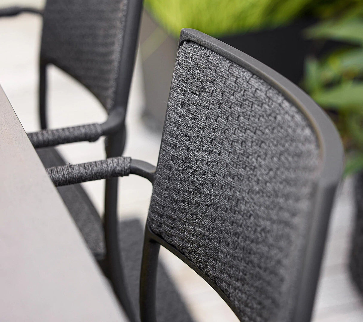 Cane-line Less Soft rope Fauteuil repas empilable (11430)