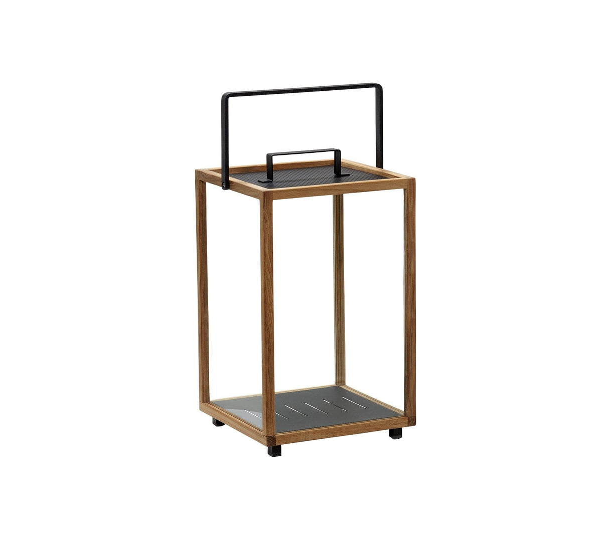 Cane-line Lighthouse Lanterne Large (5725) Teak (teck) avec Lava grey (Aluminium)