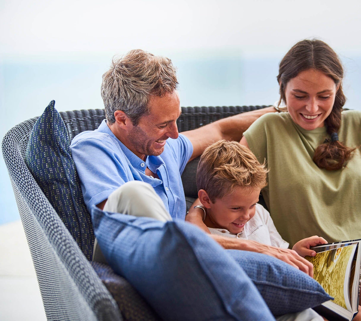 Cane-line Mega Daybed Gauche, coussins inclus (55105)