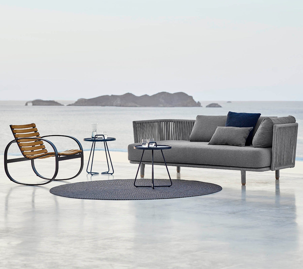 Cane-line Moments Canapé 3 places, coussins inclus (7543)