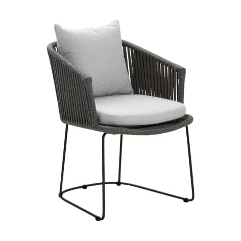 Cane-line Moments Fauteuil repas Pieds Luge, coussins en sus (7441)