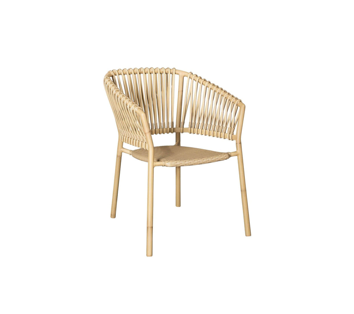 Cane-line Ocean Fauteuil repas empilable, coussins en sus (5417)