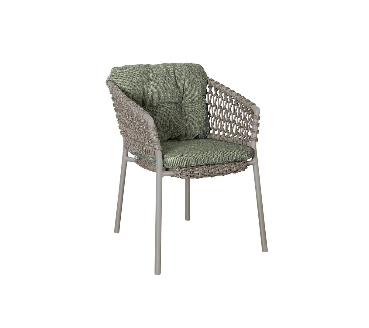 Cane-line Ocean Fauteuil repas empilable, coussins en sus (5417)