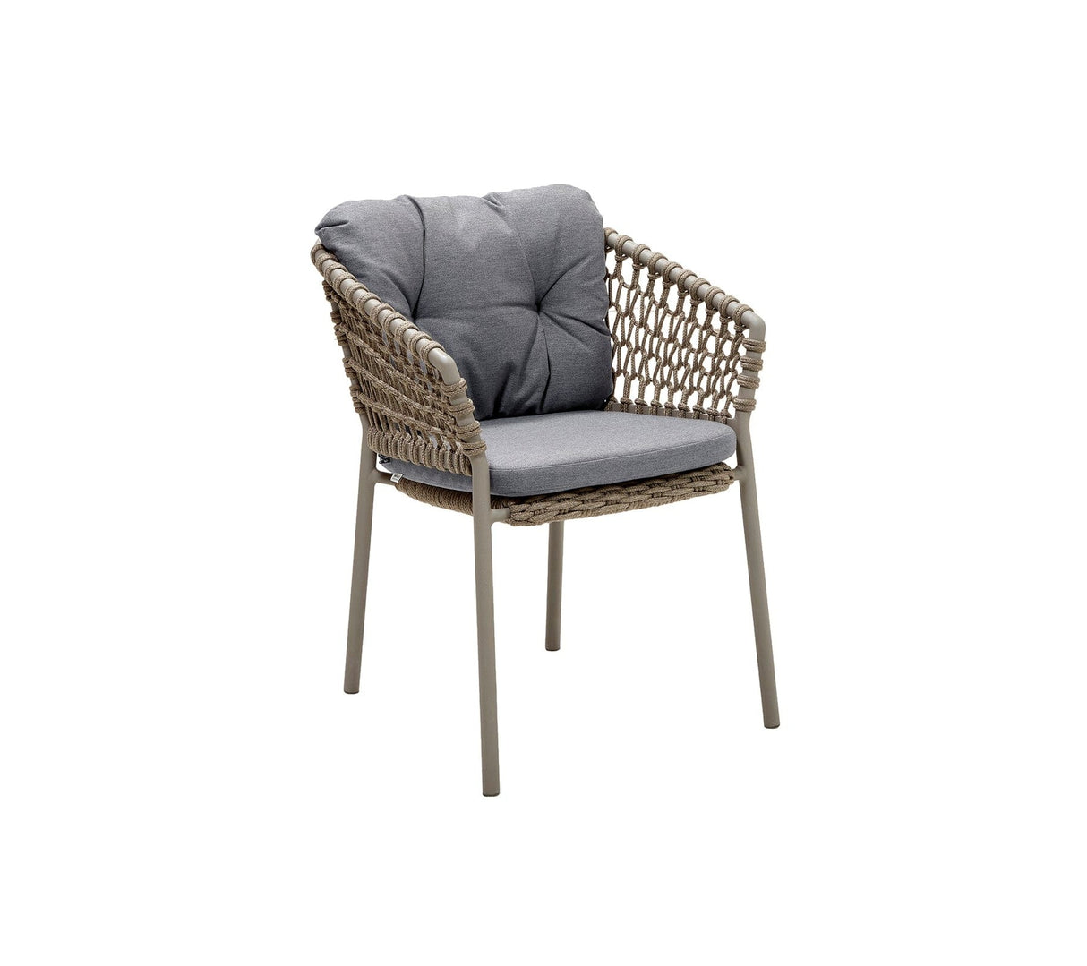 Cane-line Ocean Fauteuil repas empilable, coussins en sus (5417)