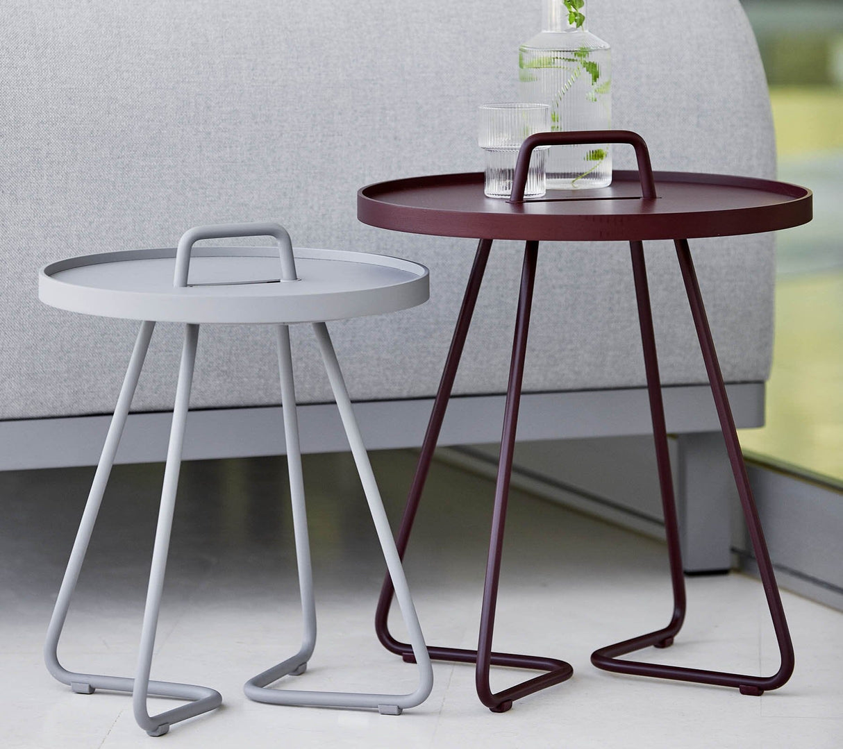 Cane-line On-the-move Side Table Small Ø 44cm H:54cm (5065)